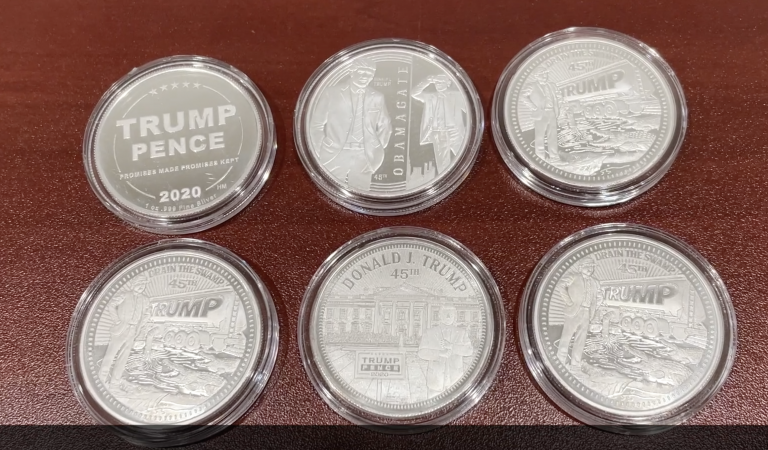 Unboxing My New Trump Silver Coins From DISME!